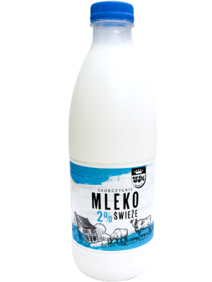 Mleko Głubczyckie 2% 1L -butelka PET