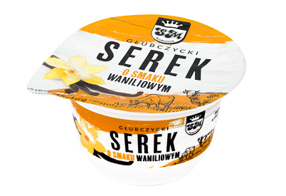 Serek twarogowy głubczycki waniliowy 150 g