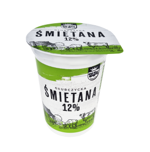 Śmietana głubczycka 12% 180g